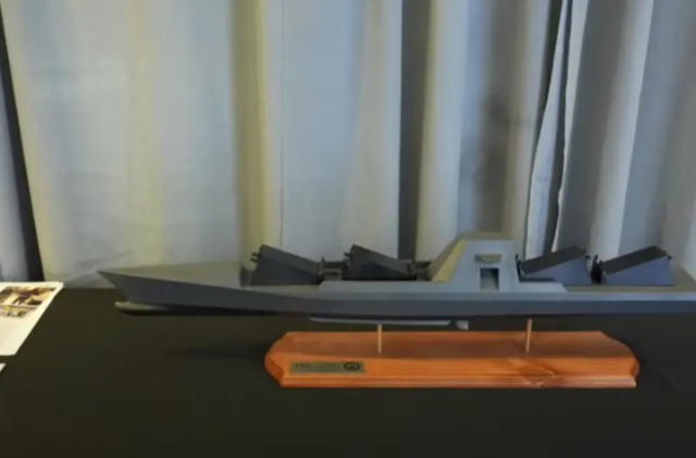 Модель перспективного боевого корабля M-USV Dauntless