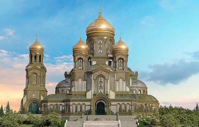 3D-макет главного храма Вооруженных сил России