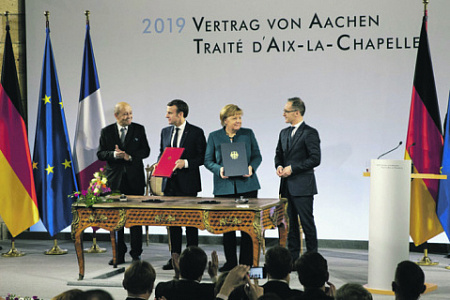 Ахенский договор – новая основа для сотрудничества Германии и Франции в области безопасности. Фото с сайта www.elysee.fr