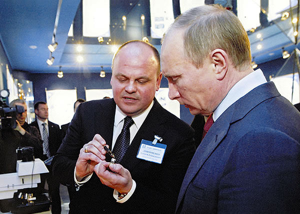 Алексей Дмитриенко и Владимир Путин