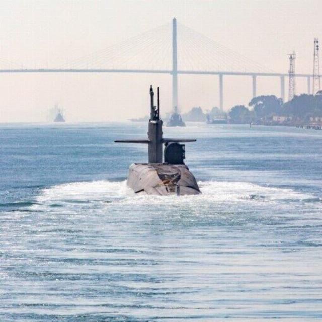 Американская подводная лодка класса "Огайо" прибывает в зону ответственности Центрального командования США на Ближний Восток