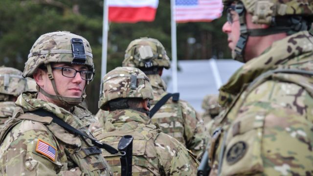 Американские военные в Польше. Архивное фото