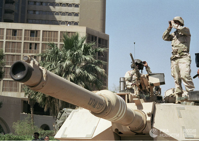 Американские солдаты в Багдаде. Архивное фото