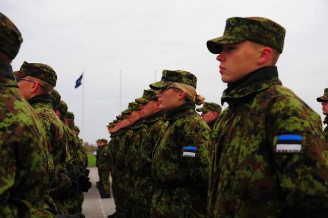Военнослужащие ВС Эстонии