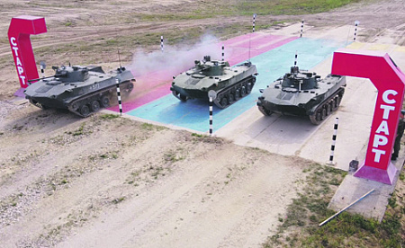 Армейские игры похожи на шоу, но все элементы конкурса непосредственно связаны с боевой подготовкой. Фото предоставлено Министерством обороны РФ