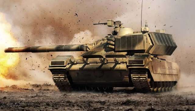 Artist rendering of Russia's T-95 tank.