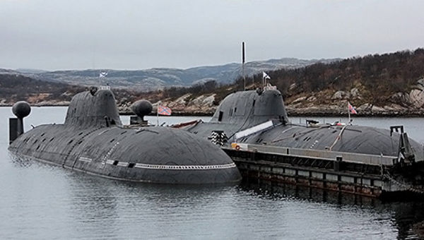 Атомная подводная лодка Обнинск. Архивное фото