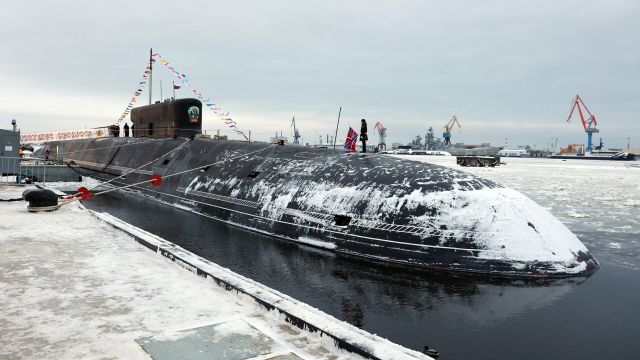 Атомный подводный крейсер "Генералиссимус Суворов"