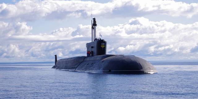 Атомный подводный ракетный крейсер "Александр Невский" проекта 955 "Борей"