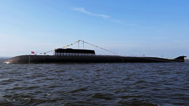 Атомный подводный ракетоносный крейсер проекта 949А "Антей"
