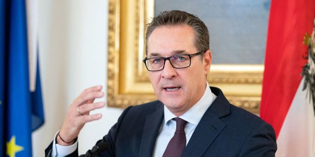 Австрийский политик Хайнц-Кристиан Штрахе