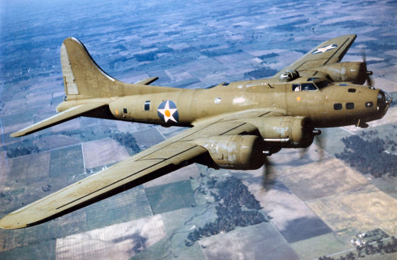 Бомбардировщик Boeing B-17E