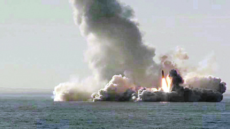 Баллистические ракеты с ядерными боеголовками гарантированно обеспечивают защиту от крупномасштабной агрессии. Фото с сайта www.mil.ru
