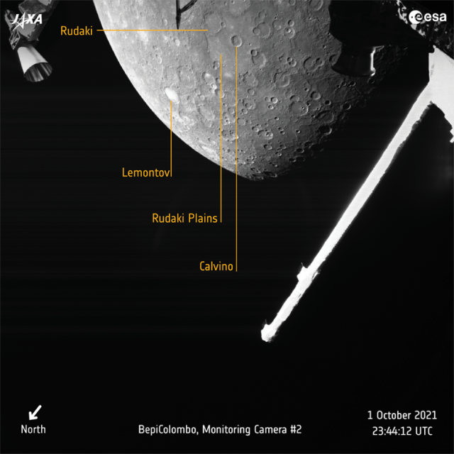«БепиКоломбо» впервые сфотографировал Меркурий