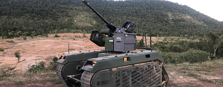 Безэкипажные боевые машины на поле боя могут действовать как при поддержке пехоты, так и самостоятельно. Фото с сайта www.milremrobotics.com