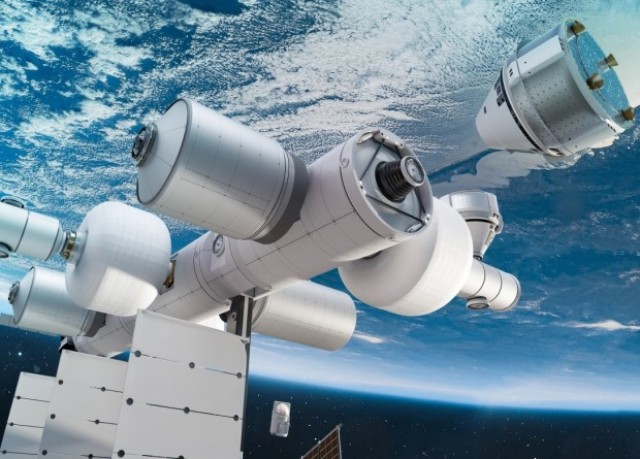 Blue Origin и Sierra Space показали концепт частной космической станции