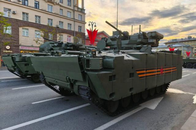 БМП «Курганец-25» на репетиции парада в честь Дня Победы в Москве, 3 мая 2025 года