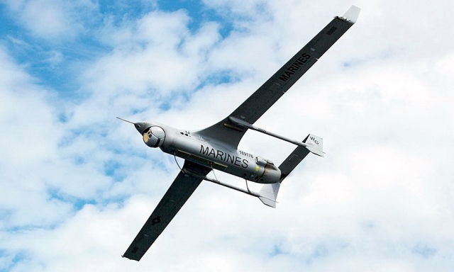 Boeing Insitu RQ-21 Blackjack (США). Беспилотный разведчик, совершивший первый полет в 2012 году. Длина 2,5 метра, размах крыла 4,9 метра, максимальный взлётный вес 61 кг, максимальная скорость около 140 км/ч, продолжительность полёта до 16 часов, дальнос