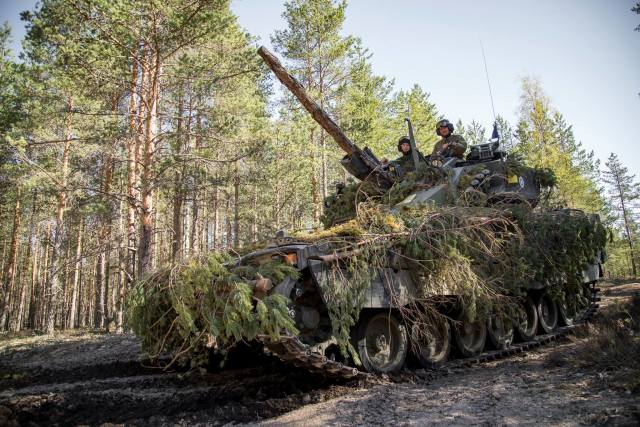 Боевая машина пехоты СV9030 FIN вооруженных сил Финляндии