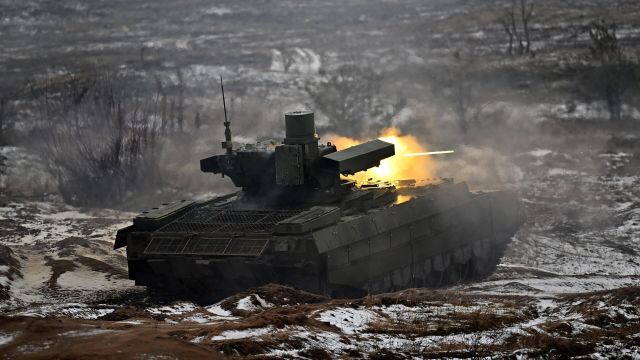 Боевая машина поддержки танков БМПТ "Терминатор"