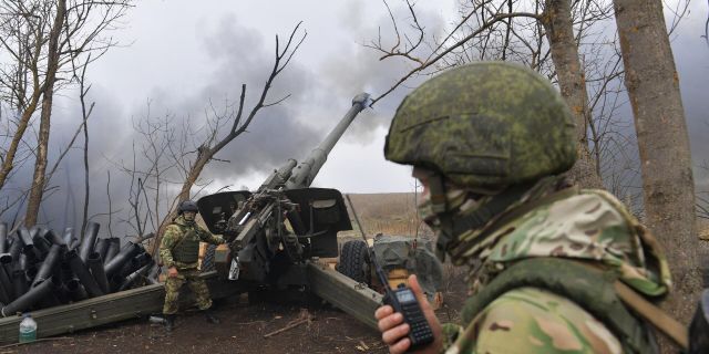 Боевая работа артиллеристов на Запорожском направлении