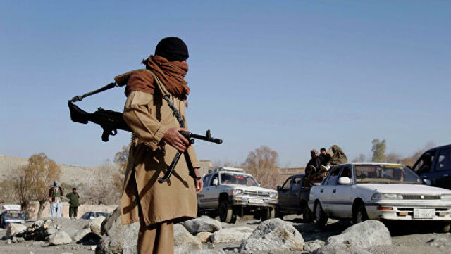 Боевики радикального движения "Талибан" в Афганистане