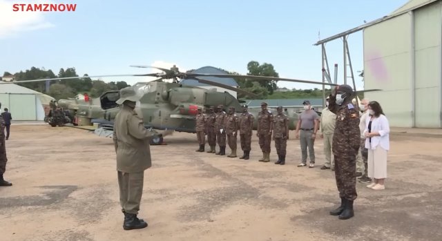 Боевой вертолет Ми-28НЭ ВВС Уганды. Энтеббе, 16.06.2022