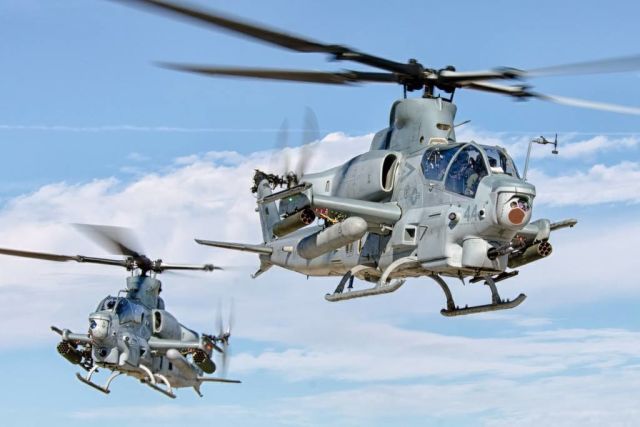 Боевые вертолеты Bell AH-1Z Viper