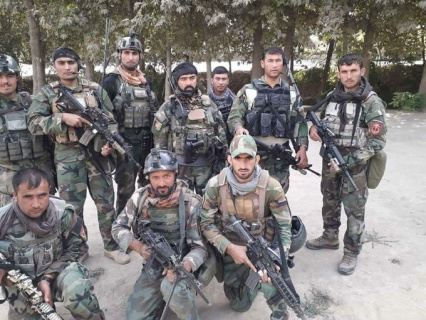 Бойцы афганского спецназа в освобожденном от талибов Кундузе. Фото из аккаунта Special Operations Corps в Twitter