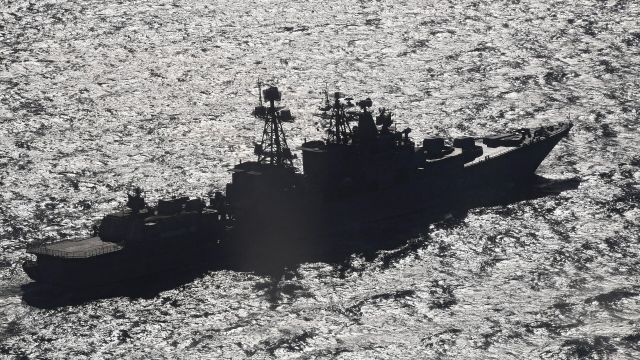 Большой противолодочный корабль "Адмирал Пантелеев" ВМФ РФ
