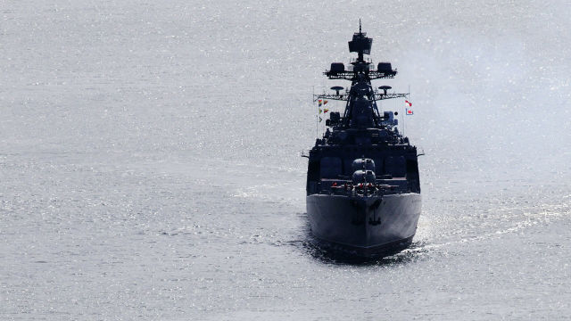 Большой противолодочный корабль Тихоокеанского флота "Адмирал Виноградов"