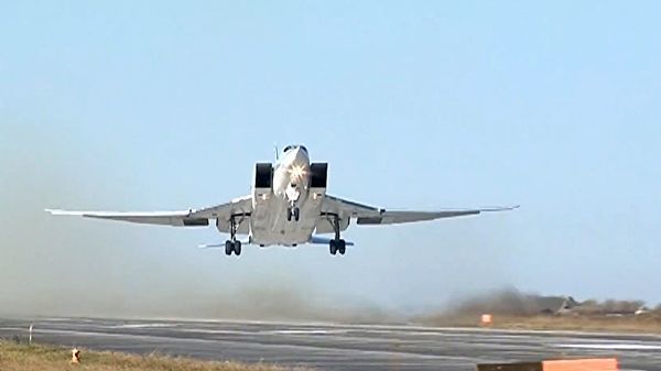Бомбардировщик Ту-22М3 ВКС РФ