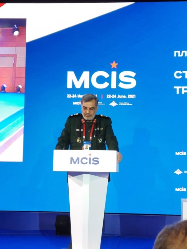 Бригадный генерал КСИР Мохаммад Рабани на MCIS-2021