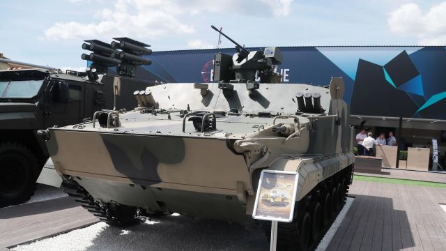 Бронетранспортер БТ-3Ф на Международном военно-техническом форуме "Армия-2019"
