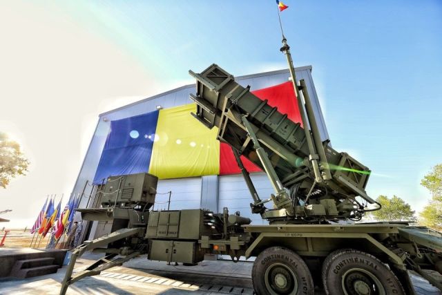 Церемония приема вооруженными силами Румынии первого поставленного из США зенитного ракетного комплекса (батареи) Patriot РАС-3+. Капу-Мидия, 17.09.2020