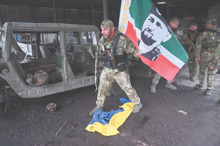 Чеченские подразделения стали одними из самых боеспособных в ходе спецоперации на Украине. Фото РИА Новости