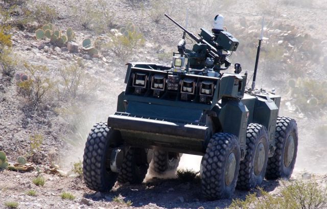 DARPA's Crusher autonomous vehicle,