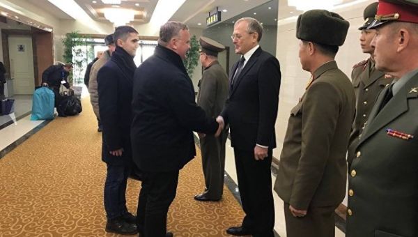 Делегация Министерства обороны РФ в Пхеньяне