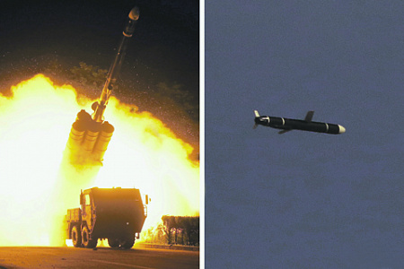 Демонстрация Пхеньяном пуска крылатой ракеты наземного базирования – серьезный сигнал для соседей Северной Кореи. Фото Reuters