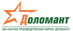 Логотип ЗАО "НПФ "ДОЛОМАНТ"