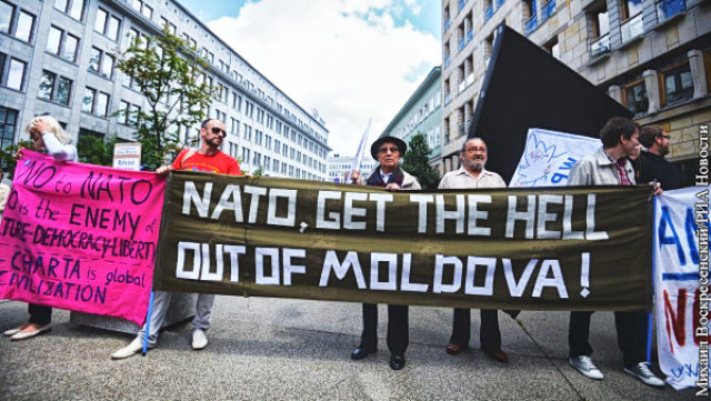 Доля молдаван, недовольных перспективой вступления в НАТО, приближается к 60%