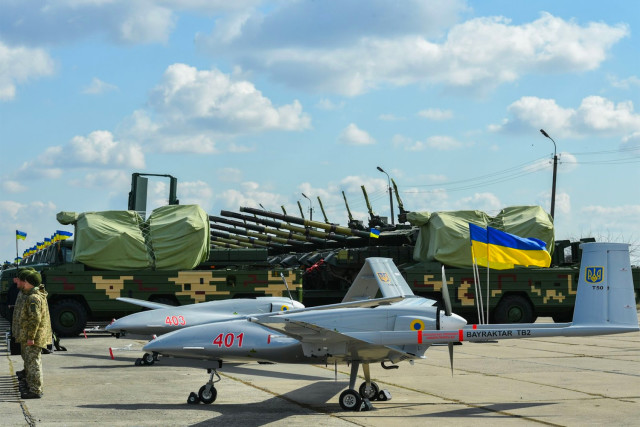 Дроны Bayraktar TB2 ВВС Украины