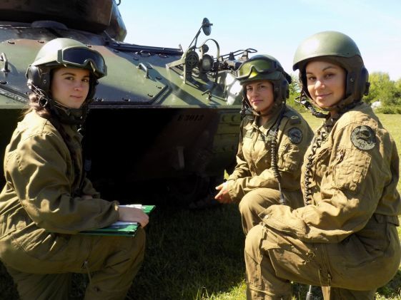 Экипаж танка M24 Chaffee уругвайской армии