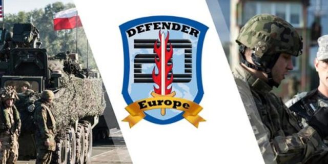 Эмблема учения «Defender Europe»