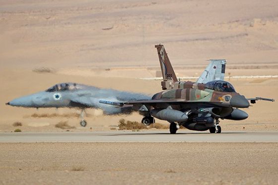 F-16 и F-15 ВВС Израиля