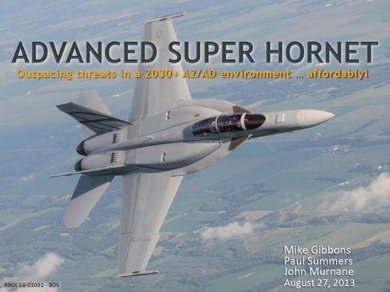 Истребитель F-18 Advanced Super Hornet