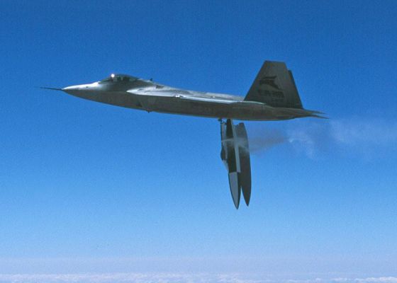 Испытание F-22