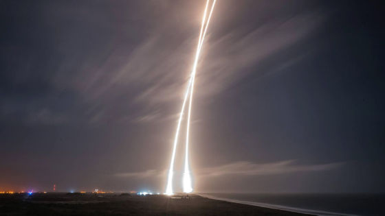 Старт ракеты Falcon 9