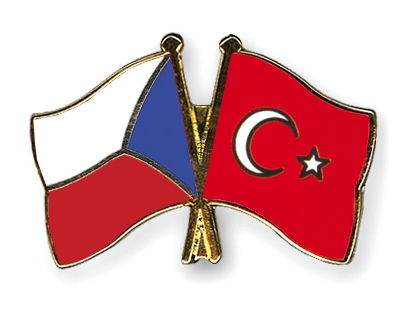 Флаги Чехии и Турции