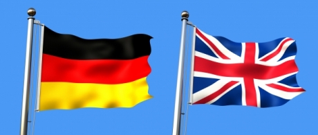 Флаги Британии и Германии
